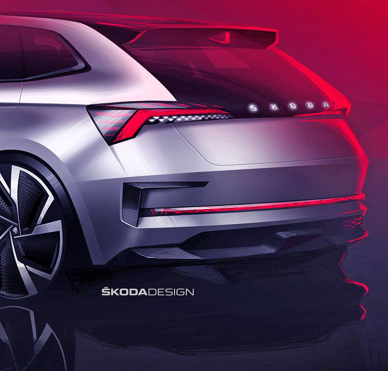 The new Škoda Rapid revealed: Vision RS will also use the parameters!  